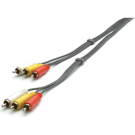 Vivanco B47/50 20AV cavo video e componente (YPbPr) 2 m 3 x RCA Nero (1/2)