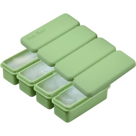 Grand bac à glaçons Moule à whisky pour congélateur avec couvercle – 4 grilles en silicone pour faire des cubes de refroidissement de whisky, aide de cuisine pour tequila, cocktails, boissons, vodka (1/5)