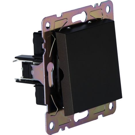 Interruptor de escalera, negro, gama online (1/4)