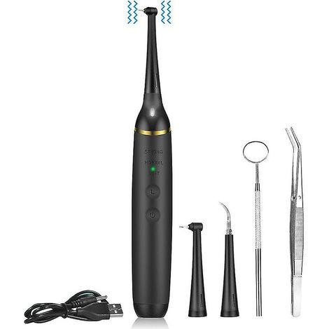 Détartreur de tartre électrique à ultrasons, outil de nettoyage des dents, soins buccodentaires (1/4)