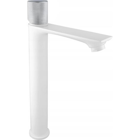 Mexen Royo One rubinetto alto da lavandino, bianco/cromo - 72211-22 (1/2)