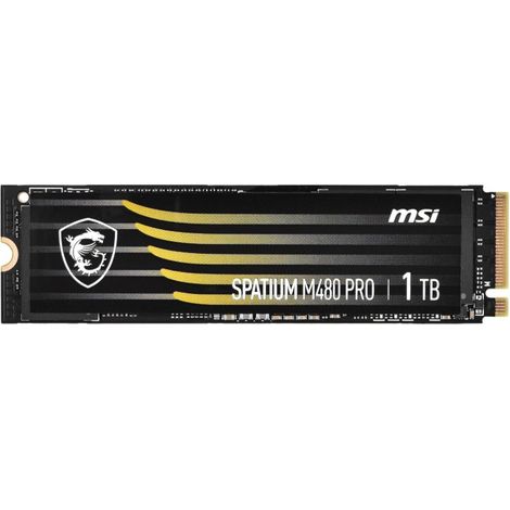 Dysk SSD MSI SPATIUM M480 Pro 1TB PCIe 4.0 NVMe M.2 2280 (1/3)