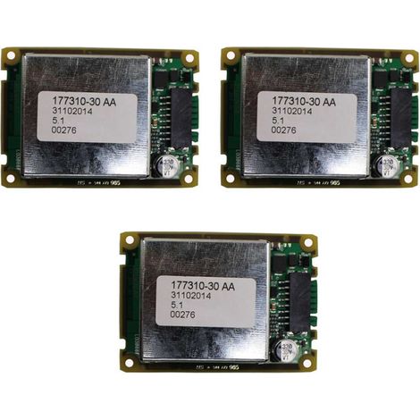 Tres módulos controladores de faros LED 177310-30AA y unidades de control de luces de circulación diurna para Opel Astra J 2009-2015.