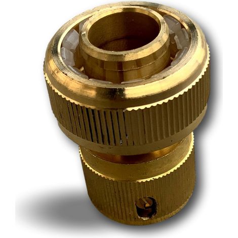 Connecteur laiton tuyau vers tétine Bagues laiton de serrage Avec joints - Quantité x 1 - 3/4' (19 mm) libre (1/5)