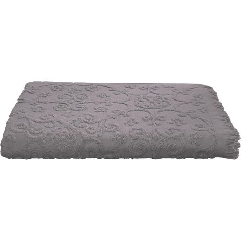 Drap de Douche Esprit de Campagne 70x130cm Gris (1/2)