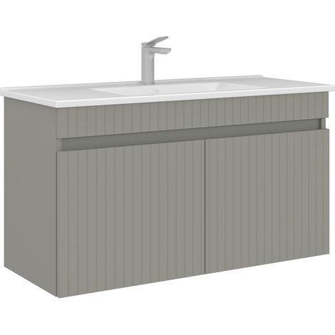 Mobile lavabo "Tivoli 100" - 100 x 45 x 57 cm - Cashmere opaco (1/3)