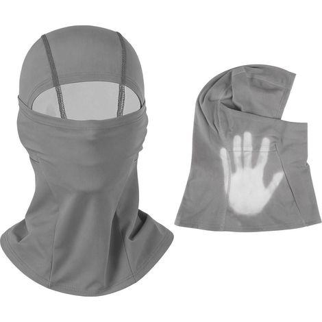 Thermo-Balaclava mit Farbwechsel, winddicht, atmungsaktiv, Unisex, Grau zu Weiß (1/5)