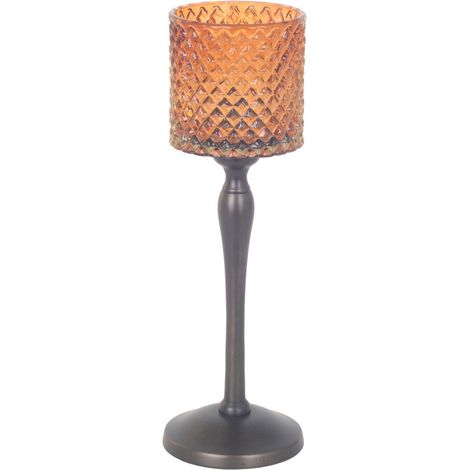 Portacandele decorativo in alluminio fatto a mano, design elegante per la casa, ideale come regalo