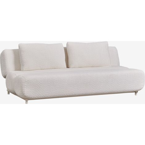 Sofá cama de 3 plazas en tela bouclé Miami SKLUM       