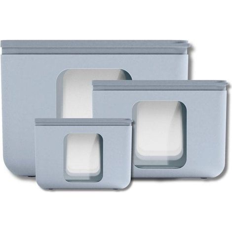 Tontarelli QUADRO Set di 3 contenitori ermetici delfin (1/2)