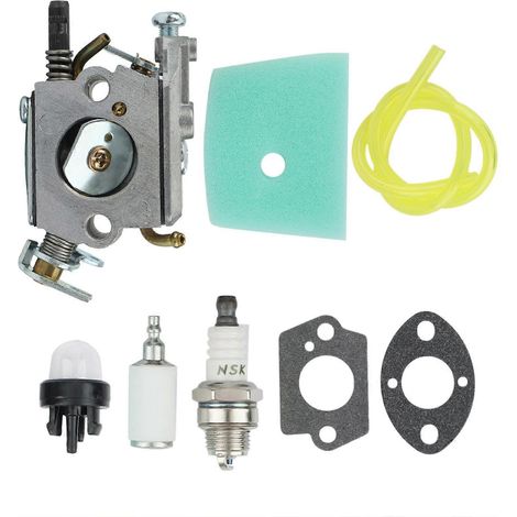 Filtre à air de carburateur pour débroussailleuses Husqvarna 123 223 322 323 325 326 327 Zama C1Q-EL24, carburateur 503283401 (1/5)