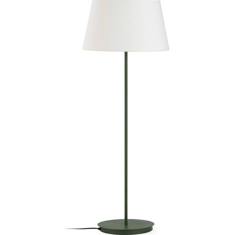 Lampadaire vert en métal à silhouette fine - vert (1/3)