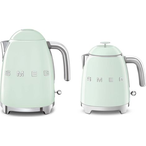 MINI HERVIDOR SMEG KLF05PGEU VERDE PASTEL, CAPACIDAD 0,8L. 3 TAZAS, 1400W.