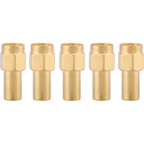 5 connecteurs SMA mâles, terminaison coaxiale RF adaptée, charge de 50 ohms, 2 W (1/5)