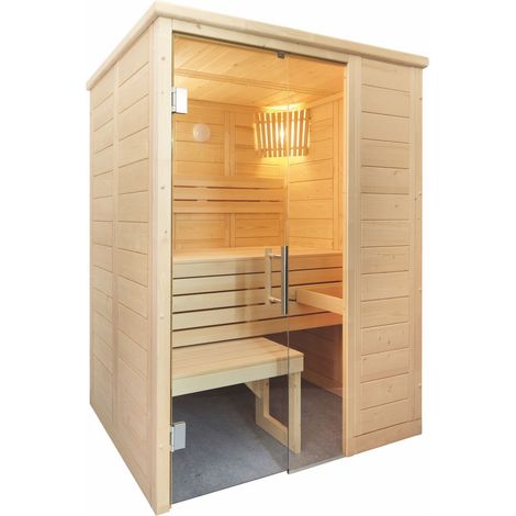 Harvia Alaska Mini Massivsauna aus Fichte Saunakabine ca. 160x110x204 cm (1/5)