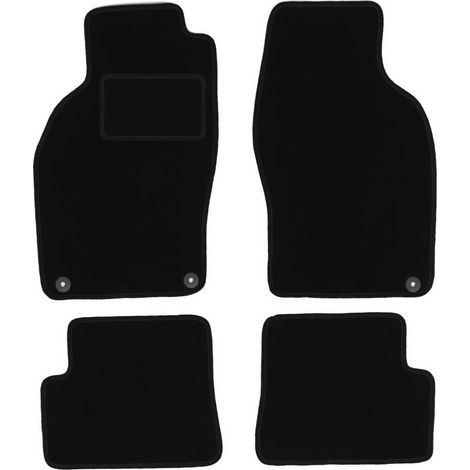 Tappetini per auto in velluto nero per: Saab 9-3 I cabriolet (1998-2003) (1/5)