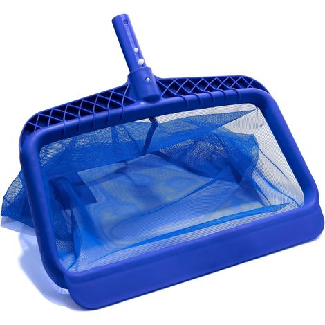 Épuisette de Piscine - 1 Pièce - Cadre Plastique Renforcé - Filet Profond pour Débris - Bassin Hors Sol et Spa - 44x37 cm (1/5)