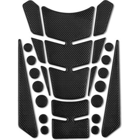 Universeller Motorrad-Tankprotektor Zaddox TF2 - Set Tankpad schwarz