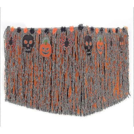 Falda de mesa de Halloween, decoración de Halloween, decoración para fiestas de Halloween, falda de mesa para decoración playera (1/4)