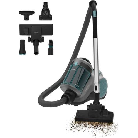 Cecotec Aspirateur Traîneau avec ou sans Sac Rockstar Cyclonic Powerbag, 900 W, Aspiration Puissante de 175 AW et 20 kPa (1/5)