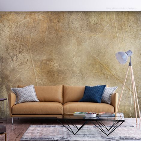 Papier peint adhésif Golden Leaves of Time - 245 x 175 cm (1/4)