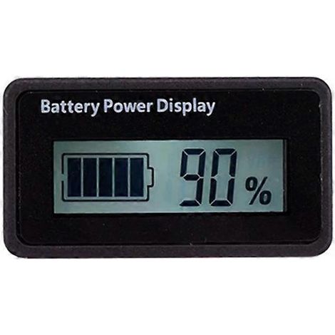 Testeur de tension pour batteries au plomb-acide - Voltmètre 12V-48V, (1/2)