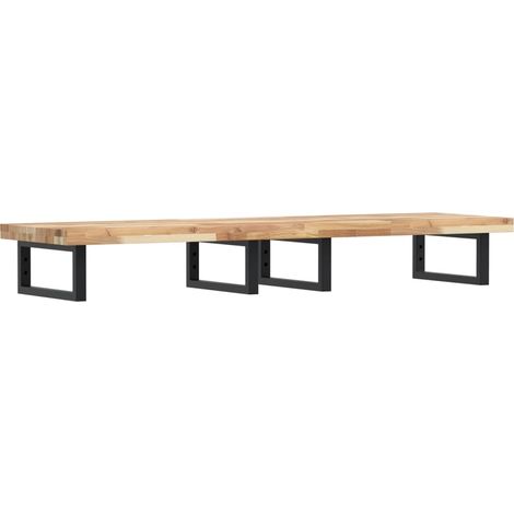 Maison Exclusive - Waschbeckenregal Wandmontage Stahl und Akazien
