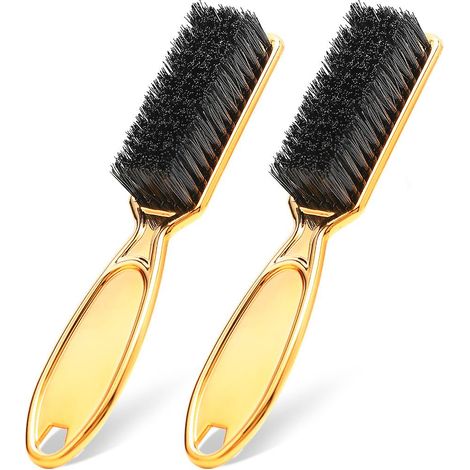 Pince à cheveux de barbier, 2 brosses de tondeuse de barbier, brosse de nettoyage de lame en nylon avec élimination des poils lâches pour hommes, outil de coupe (1/3)
