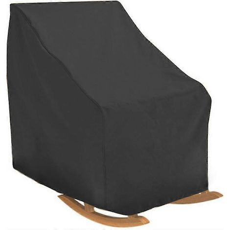 Housse anti-poussière pour fauteuil à bascule d'extérieur, protection solaire et imperméable 210d pour mobilier de jardin et terrasse (1/5)