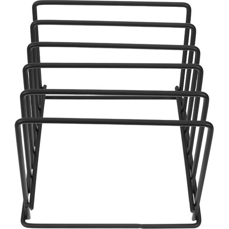 à découper et rangement vertical peu encombrant en fer noir (1/5)