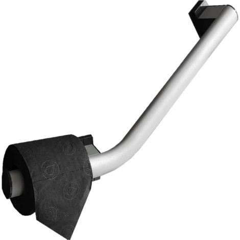 Barra elevadora para inodoro PMR PELLET con portarrollos integrado