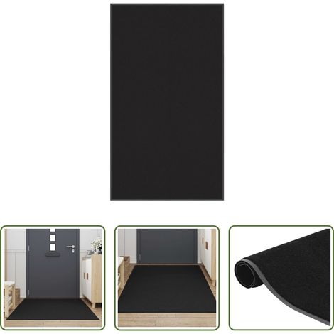 vidaXL Paillasson en polypropylène - Paillasson noir 115x200 cm (1/5)
