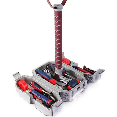 Boîte à outils marteau - Ensemble d'outils marteau 28 pièces fabriqué en métal véritable pour bricolage et réparation automobile Cadeaux parfaits pour hommes par Asijiad (1/5)