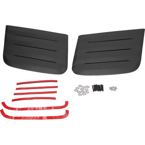 Système de ventilation et de refroidissement de capot en deux parties, ABS noir, pour Ford Mustang 2018/2019. (1/5)