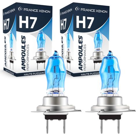 2 x Ampoules H7 55W 6000K HOD Xtrem 12V - FRANCE-XENON