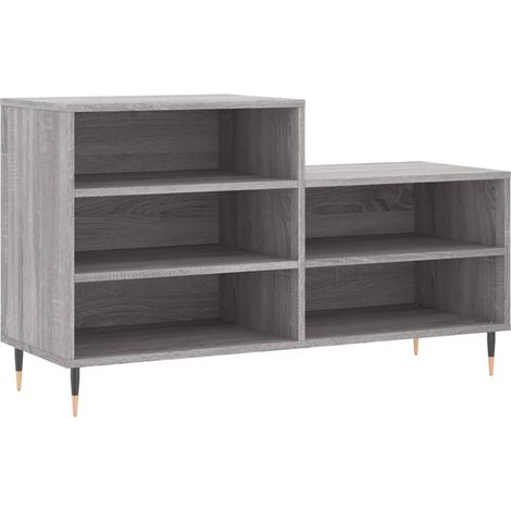 Maison Exclusive - Scarpiera Grigio Sonoma 102x36x60 cm in Legno Multistrato