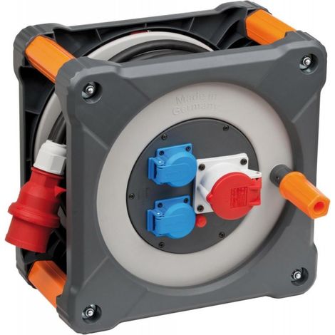 Elettrico Avvolgifiocco Professionalline Cee Ip44H07Rn-F5G25 30M Brennenstuhl (1/5)