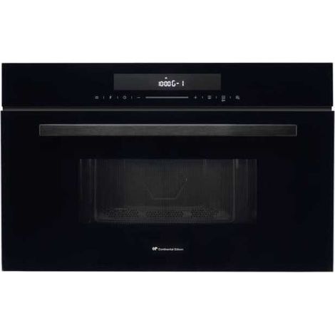 Four a micro-ondes encastrable - CONTINENTAL EDISON - 1450 W - 34 L -Combiné Gril - CEMO34CEB3 - 59,5 x 38,3 x 49,2 cm - Noir