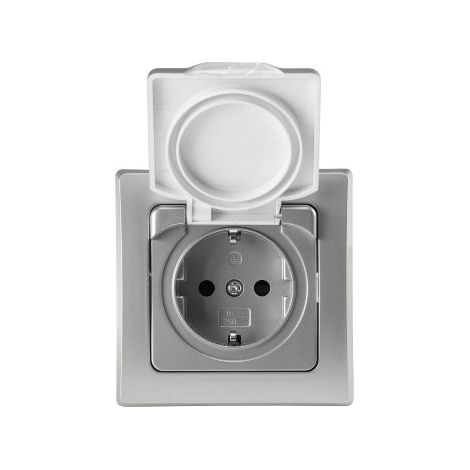 DELPHI Steckdose Unterputz IP44 Feuchtraum (1/5)