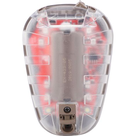 Lampe stroboscopique pour casque, lampe de survie infrarouge à flash infrarouge, étanche, lampe coccinelle rougeoyante (1/5)