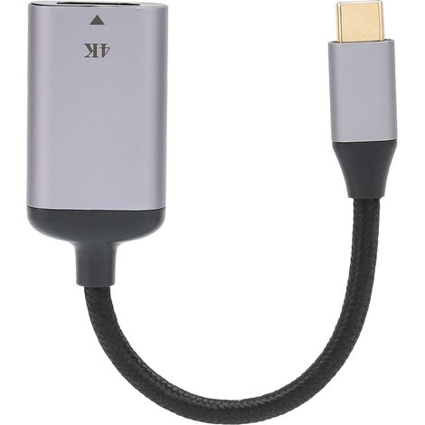 Adaptateur Type‑C Mâle vers HDMI Femelle, Convertisseur Type‑C/HDMI pour PC Windows, Câble Vidéo 4K, Compatible Ordinateur Portable JD0791‑1 (1/5)