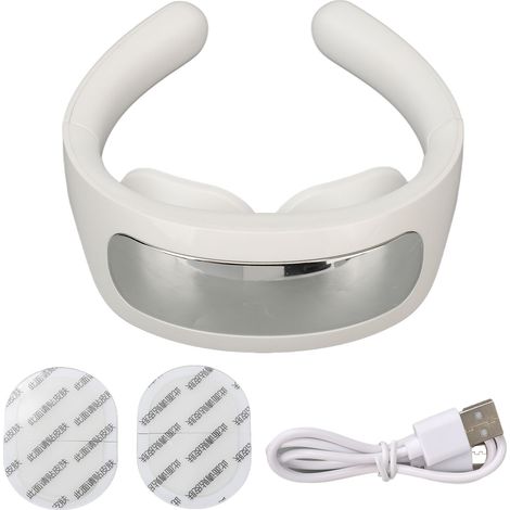 Coussin Massage Cervical Chauffant TENS Électrique 5 Modes 15 Intensités Repliable pour Cou et Épaules (1/5)