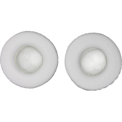 Coussinets 80 Remplacement Audio pour Ronds Casque Blancs Mm Simili Cuir Protéiné, Lot de 1 Paire, pour Changer des Pièces Usées, Isolation Sonore (1/5)