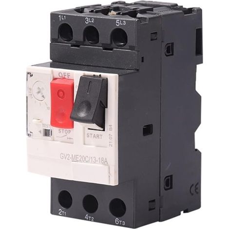 Disjoncteur De Protection Moteur - 1.6 A À 2.5 A - Pour Moteurs Asynchrones - Usage Industriel Et Domestique - 1 Pièce (1/5)