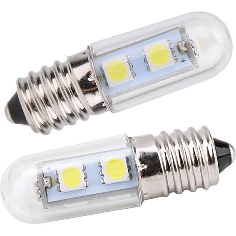 E14 1,5W Weiße 220V LED-Maiskolbenlampe für Kühlschrankhaube Nähmaschine (1/5)