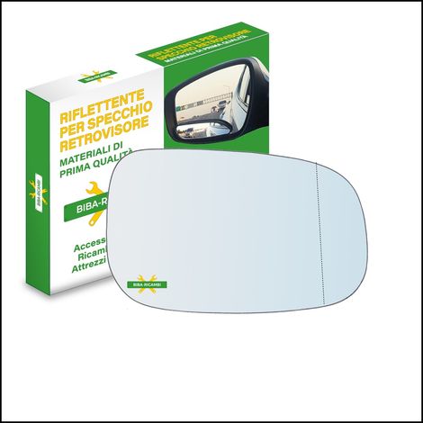 Vetro specchio retrovisore asferico lato dx-passeggero per volvo v50 (545) solo
