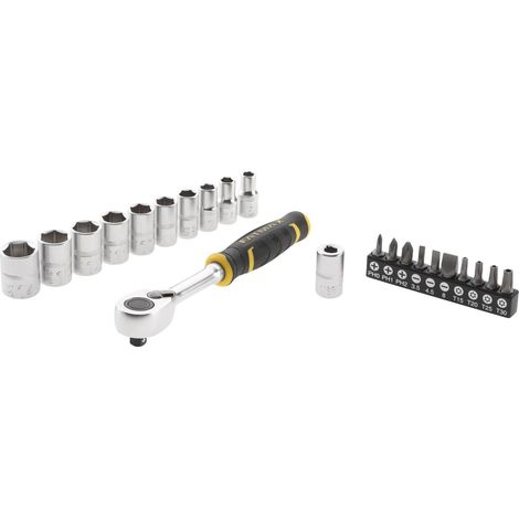 Ratschensatz 1/4" 120 Zähne + Spitzen  STANLEY FATMAX FMMT82679-0