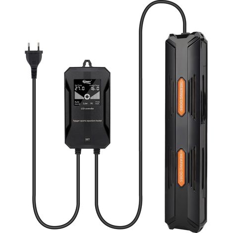 Chauffage Aquarium,Chauffage pour Aquarium 100W Température Réglable avec Régulateur de Température Numérique LCD pour Réservoir de Poissons de 100-200L (1/5)