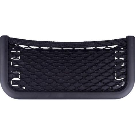 Filet de rangement, compartiment à coller ou à visser pour véhicules, bateau, camping-car, caravane, placard et espaces intérieurs, universellement applicable (L = 258 x 121 x 32 mm)