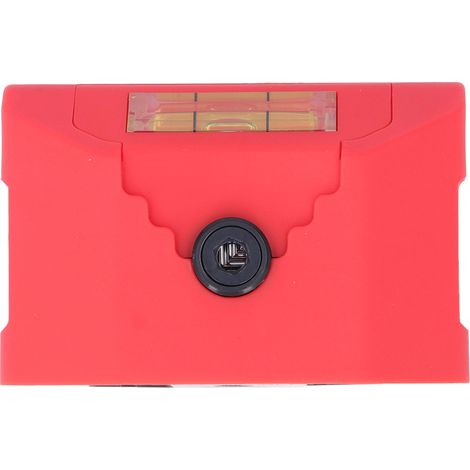 Mini niveau multifonctionnel rouge (1/5)